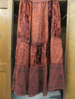 Preview: Summer Skirt rust brown -1394